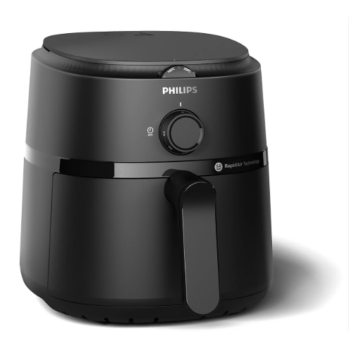 Philips 飛利浦-旋鈕海星氣炸鍋3.2L_黑皮小星