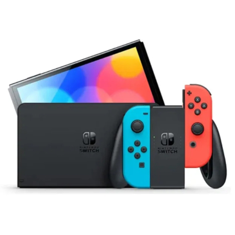 Nintendo任天堂-Switch OLED款式 紅藍主機